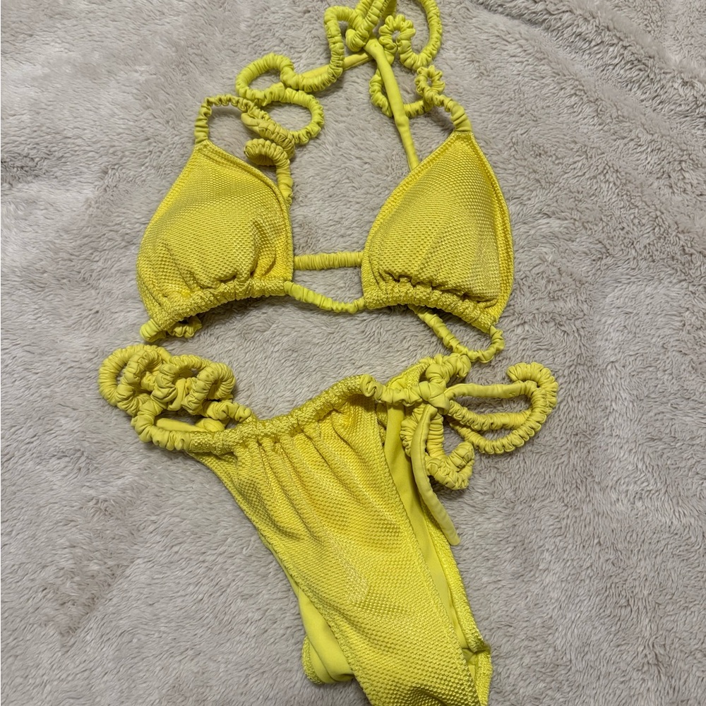 Aerie Bright Yellow Bikini Set